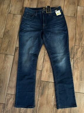 Lee Navy Blue Denim Jeans with Contrast Stitching